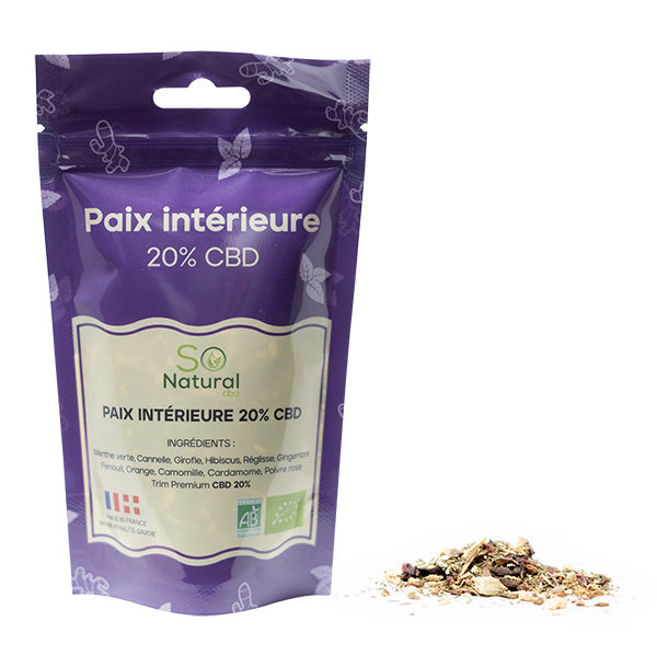 TISANE PAIX INTÉRIEURE 20% CBD PREMIUM