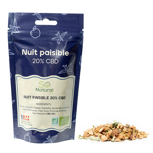 Tisane Nuit Paisible 20% CBD Premium